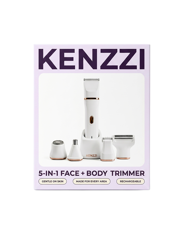5-in-1 Face & Body Trimmer & Shaver with Stand