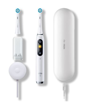 iO9 Electric Toothbrush with Travel Case - White