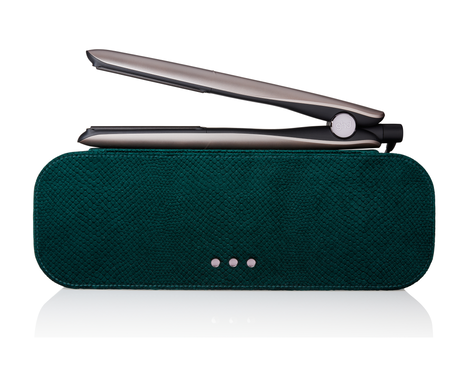 gold&reg; hair straightener in warm pewter