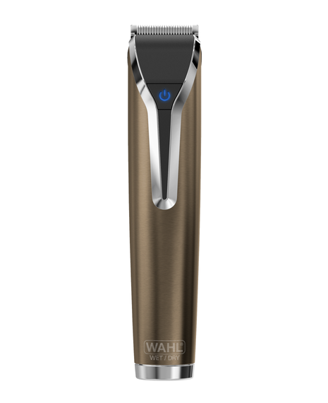 Waterproof Lithium-Ion Stainless Steel Grooming Kit with Bonus Storage Case - Bronze