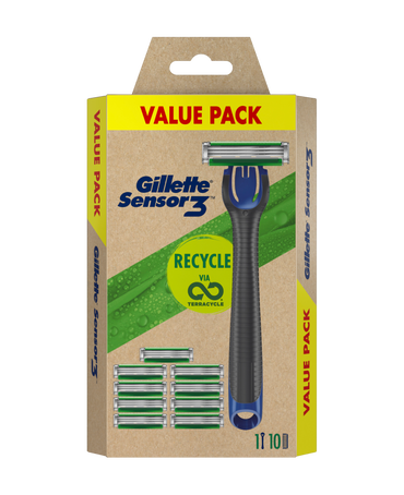 Sensor 3 Razor with Blades Refill 10 Pack