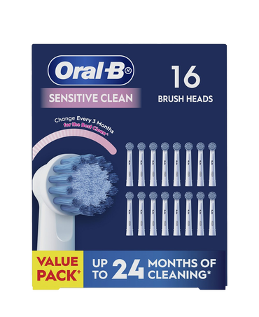 Sensitive Clean Brush Head Refills 16 Pack
