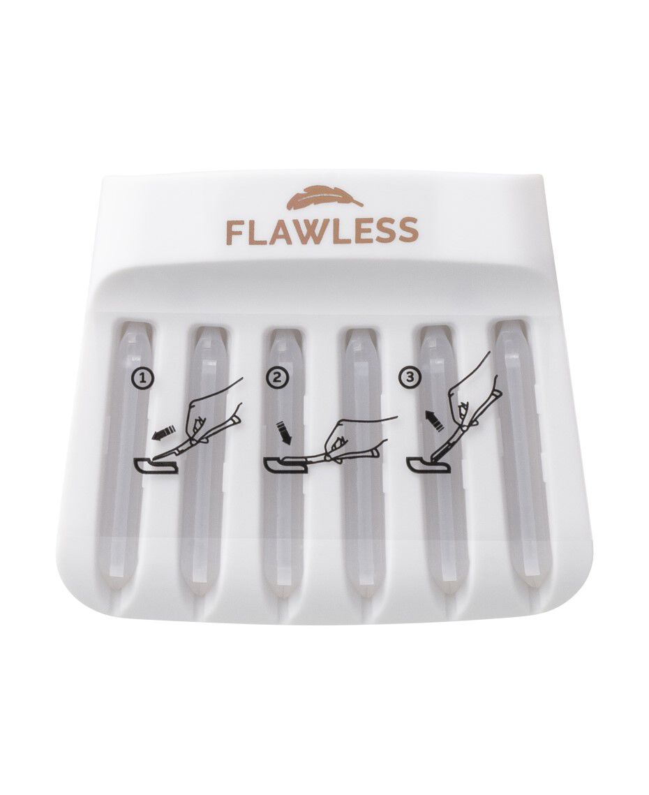 Finishing Touch Flawless Dermaplane Glow Replacement Heads 6pk Shaver Shop