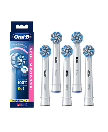 Extra Sensitive Clean Brush Head Refills 5 Pack