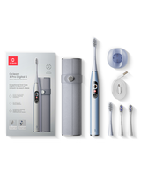 X Pro Digital S Sonic Electric Toothbrush - Silver with 4 Replacement Brush Head Refills