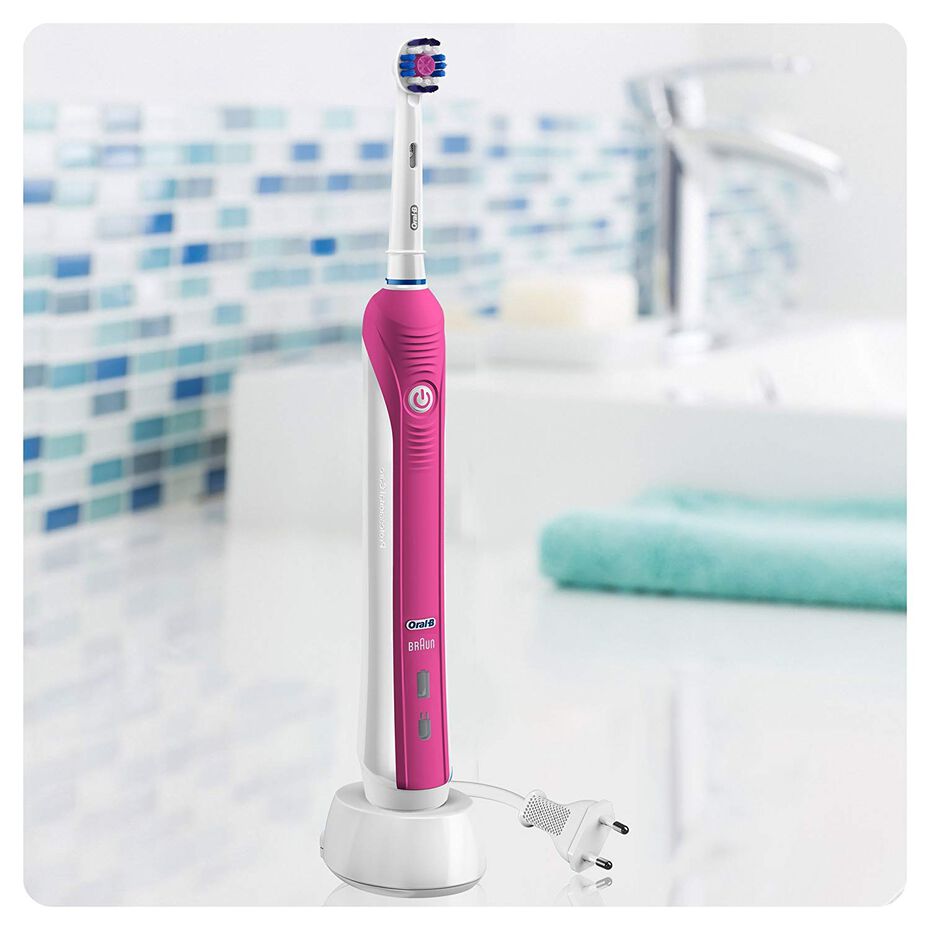 Oral B Pro 2 2000 Pink Electric Toothbrush Shaver Shop