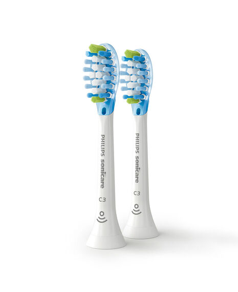 Sonicare C3 Premium Plaque Defence White Toothbrush Heads - 2 Pack