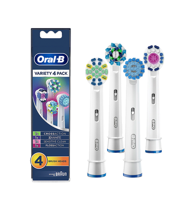 Variety Brush Head Refills 4 Pack