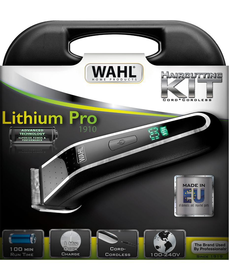 wahl lithium pro lcd hair clipper