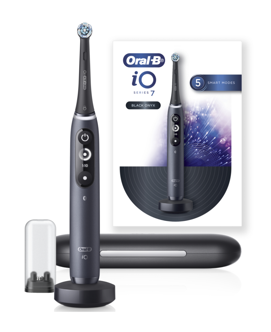 Oral B iO7 Electric Toothbrush Black Shaver Shop