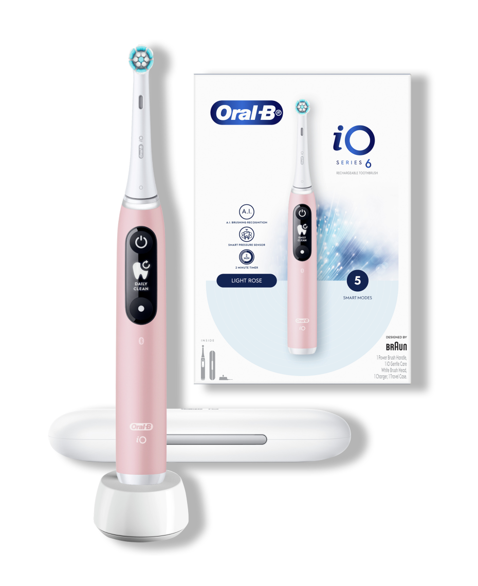 Oral-B, iO6 Electric Toothbrush - Light Rose
