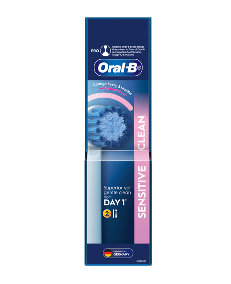 Sensitive Electric Toothbrush Replacement Brush Head Refills 2 Pack